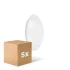 Confezione Multipack 5x Ledvance Surface Circolare 250 13W 840 960lm Bianca IP44 | Bianco Freddo